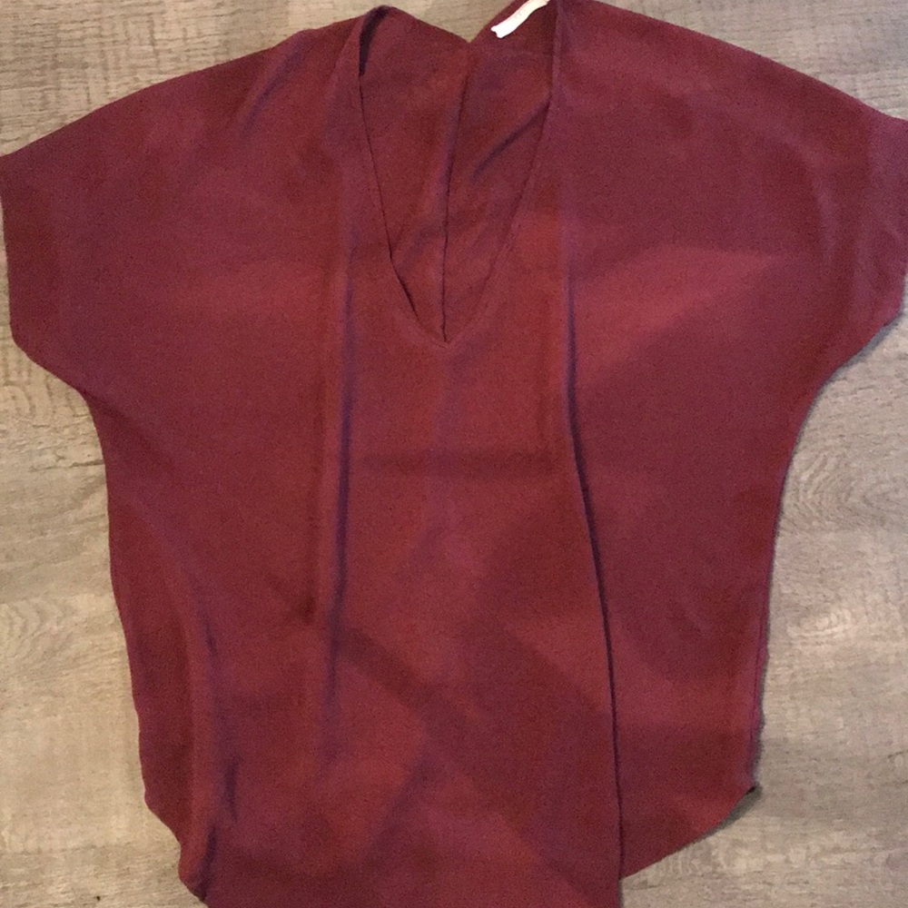 Maroon tunic